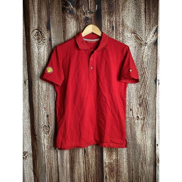 Scuderia Ferrari Racing Polo Shirt Official Product Shell Size M Medium - Picture 1 of 3